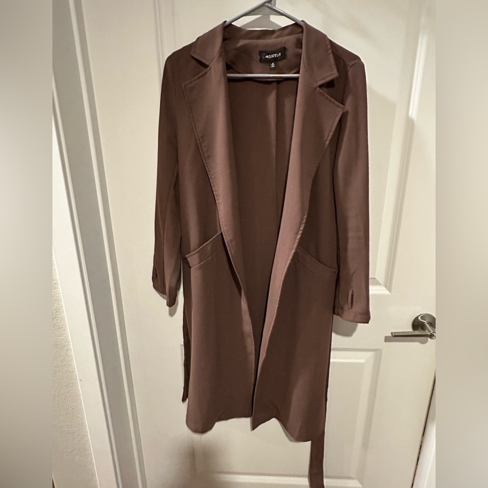 4SI3NNA Stella Brown Trench Coat